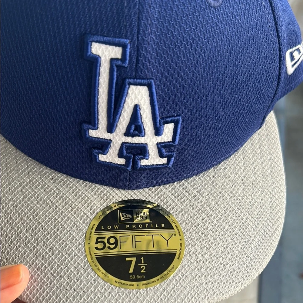 New Era Blue and Gray LA Cap